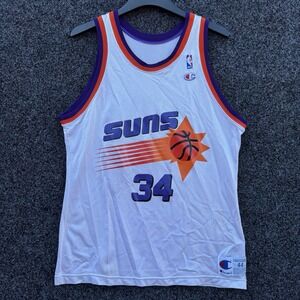 Vintage 90's Champion‎ Phoenix Suns Charles Barkley #34 Jersey Size 44